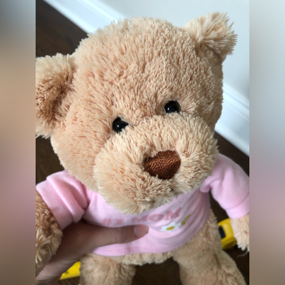 *NWT* GUND Medium Pink/Tan #1 Mom Teddy Bear Stuffed Animal Plush Toy - Picture 8 of 9